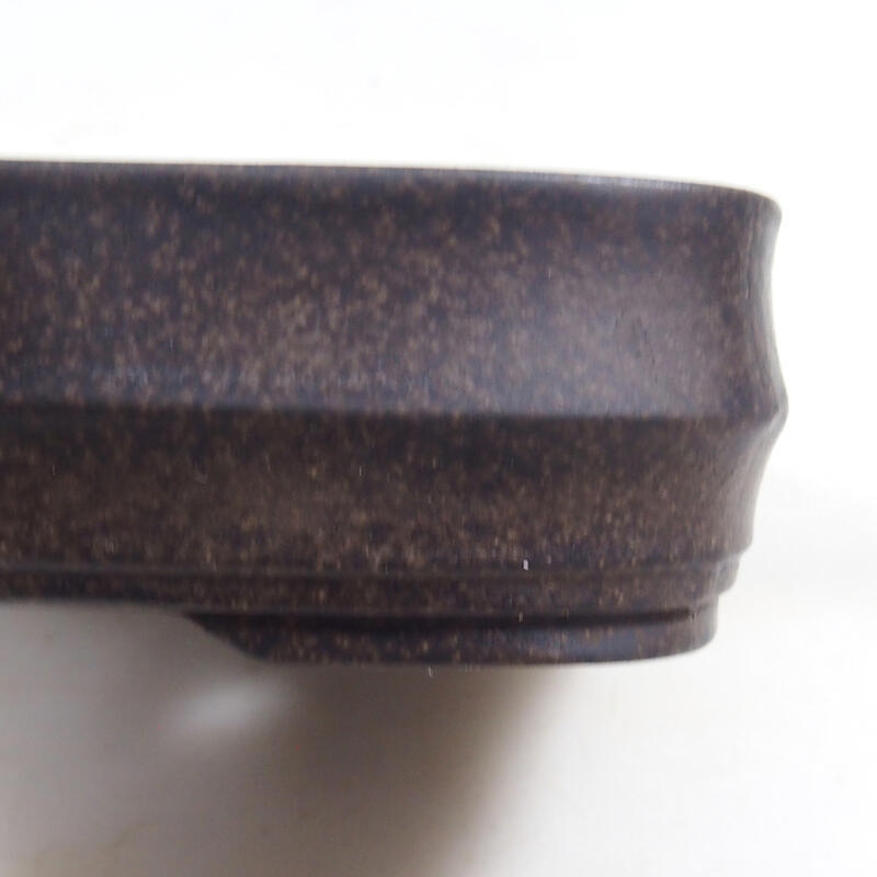 Bonsai miska 15 x 11 x 4,5 cm, barva hnědá