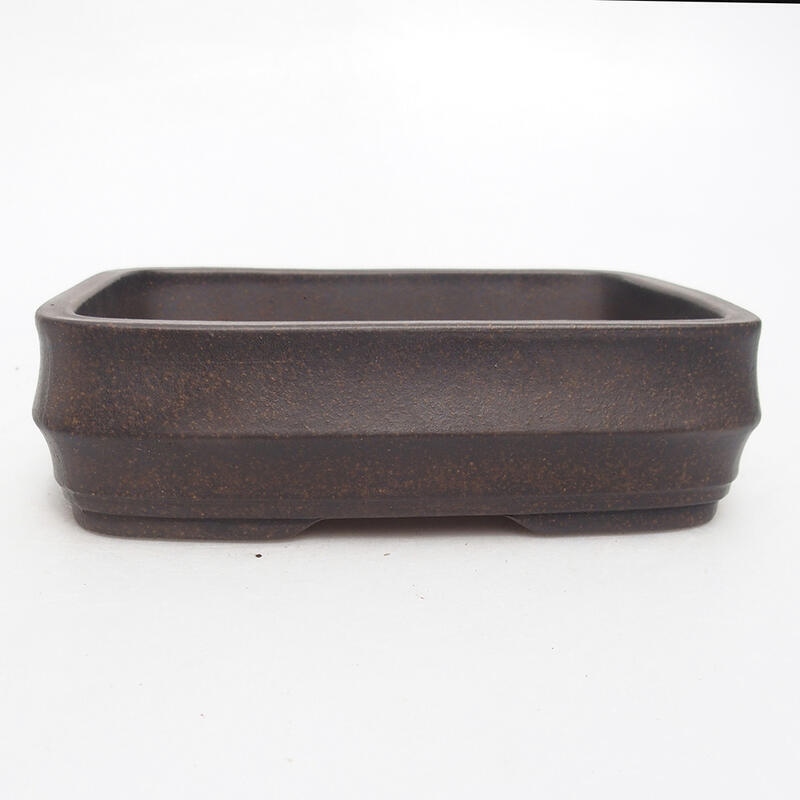 Bonsai miska 15 x 11 x 4,5 cm, barva hnědookrová