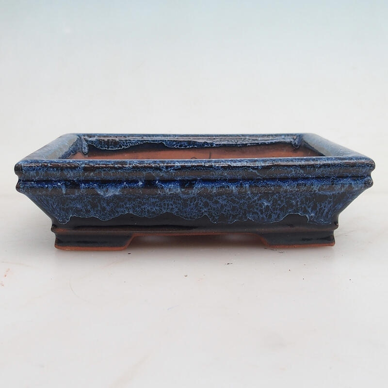 Bonsai miska 15 x 12 x 4 cm, barva modrá