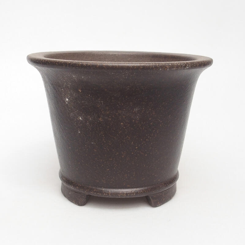 Bonsai miska 15 x 15 x 11 cm, barva hnědočerná