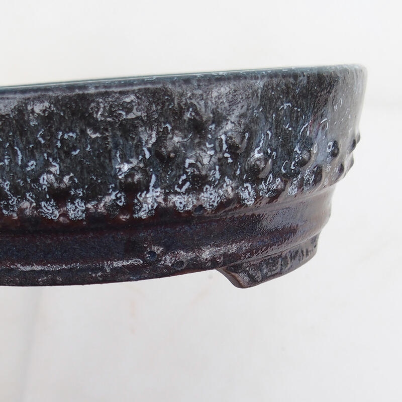 Bonsai miska 16 x 16 x 5 cm, barva vínovošedá