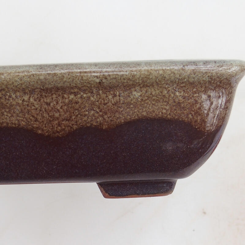 Bonsai miska 17,5 x 13 x 5,5 cm, barva vínová