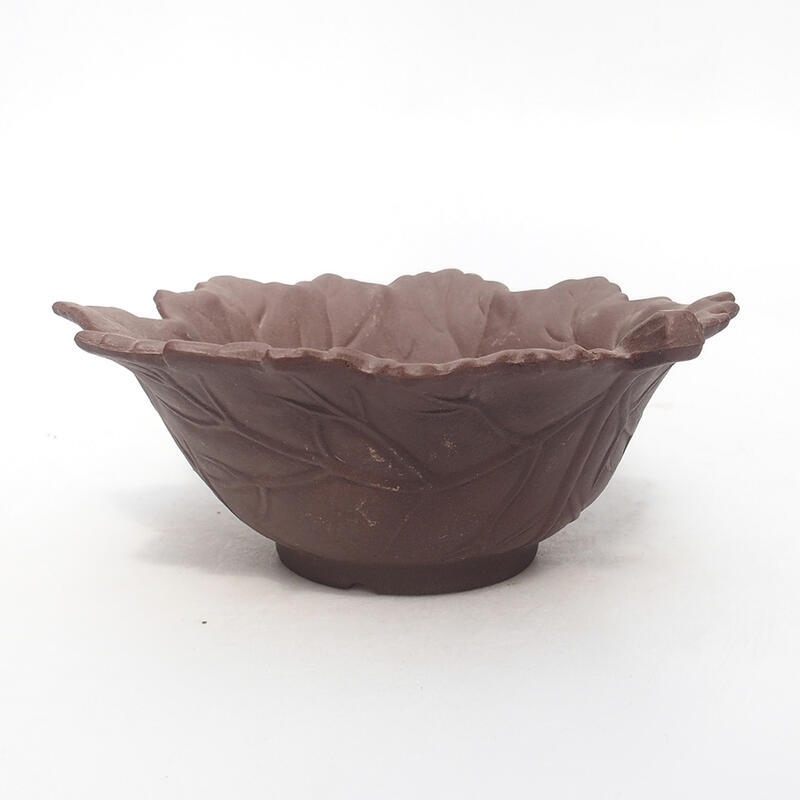 Bonsai miska 18 x 18 x 7 cm, barva hnědá