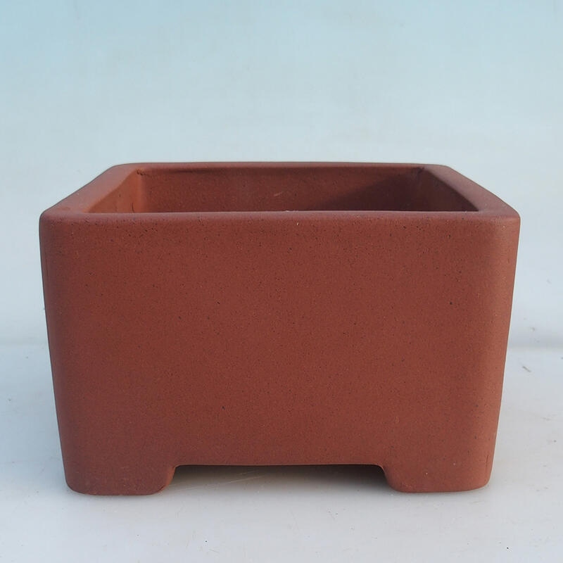 Bonsai miska 19,5 x 19,5 x 12 cm, barva cihlová
