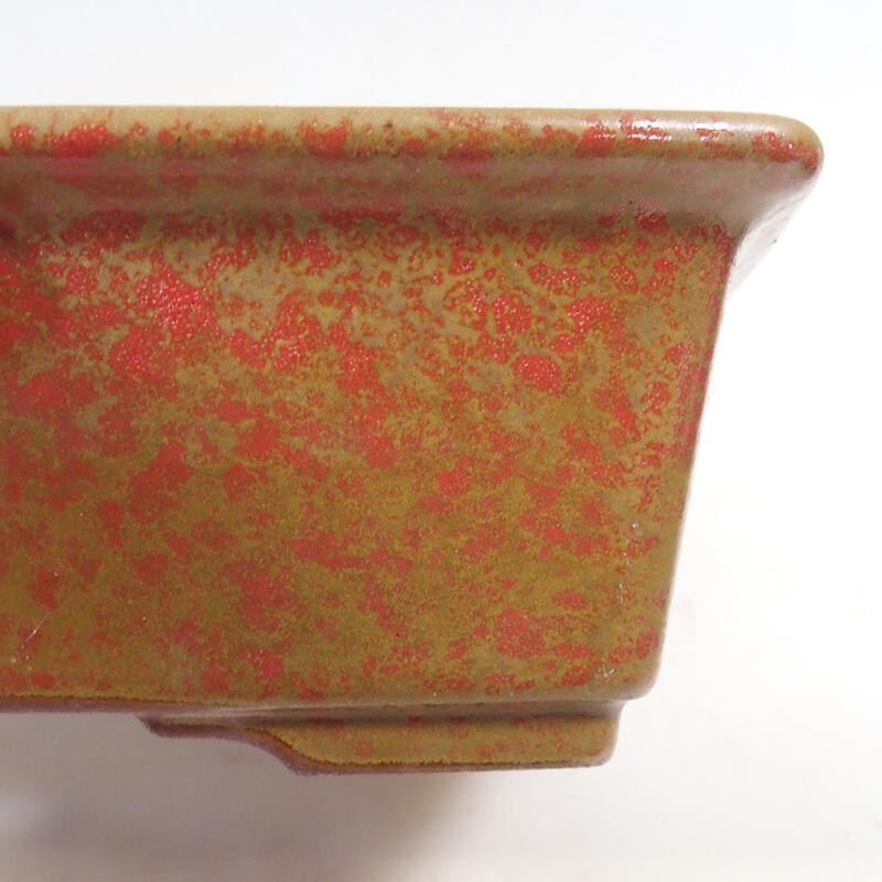 Bonsai miska 21 x 17 x 6,5 cm, barva okrová