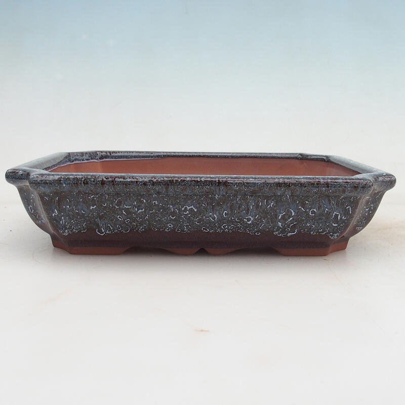 Bonsai miska 22 x 16,5 x 4 cm, barva vínová