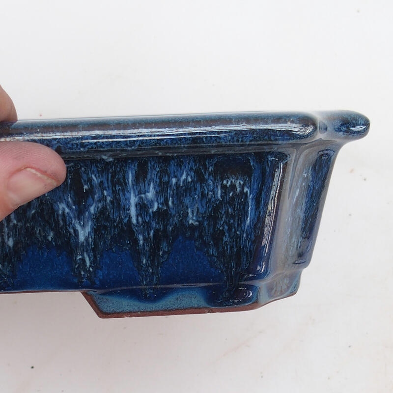 Bonsai miska 22 x 17 x 5,5 cm, barva modrá