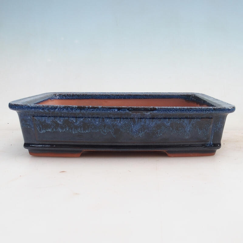 Bonsai miska 25 x 20 x 6 cm, barva modrá