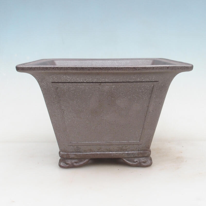 Bonsai miska 26 x 26 x 17 cm, barva přírodní