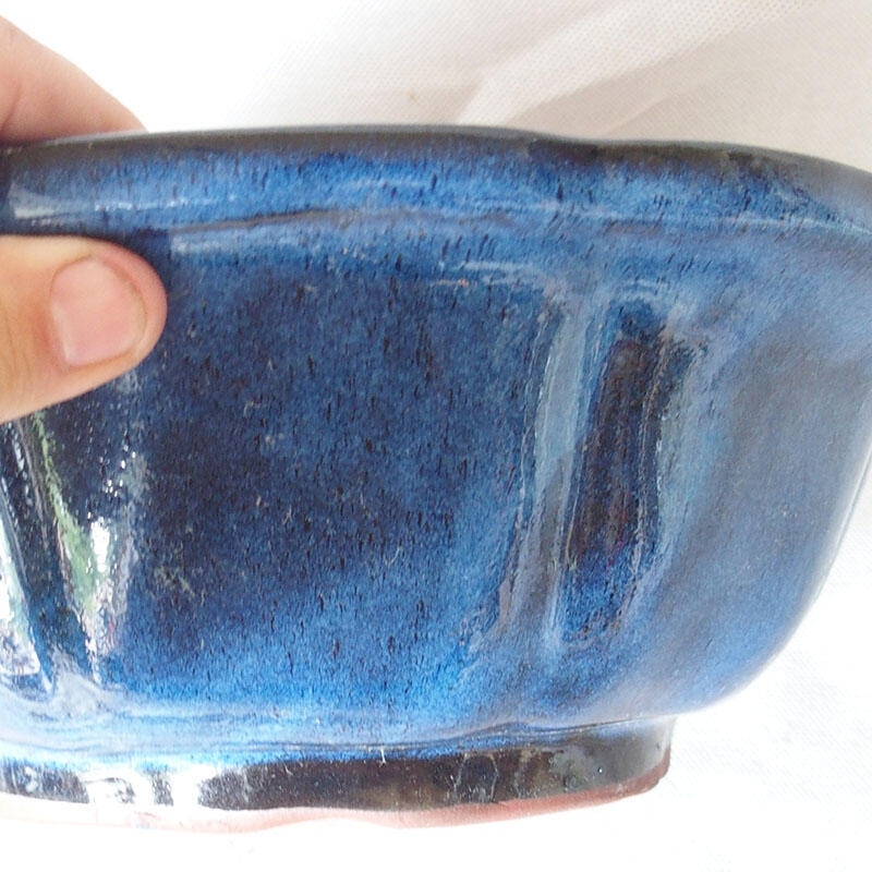 Bonsai miska 29 x 29 x 10 cm, barva modrá