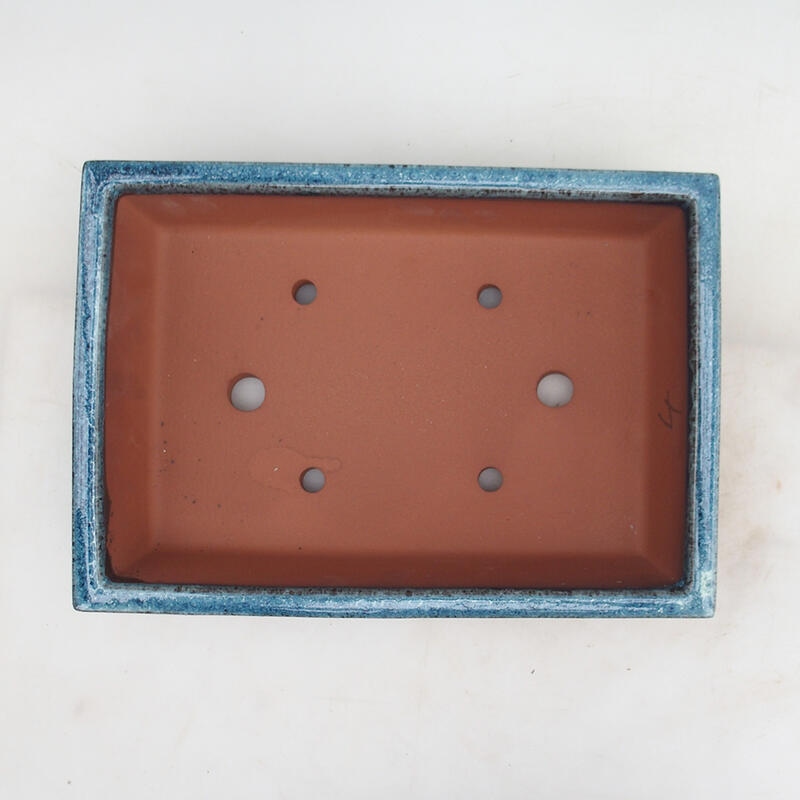 Bonsai miska 31 x 22 x 8 cm, barva modrobílá