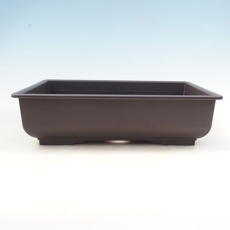 Bonsai miska plast MP-7 hnědá - 34 x 26 x 9 cm
