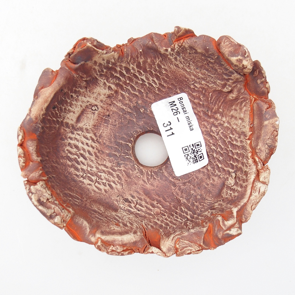 Keramická Skořápka 11,5 x 10,5 x 6 cm , barva oranžová