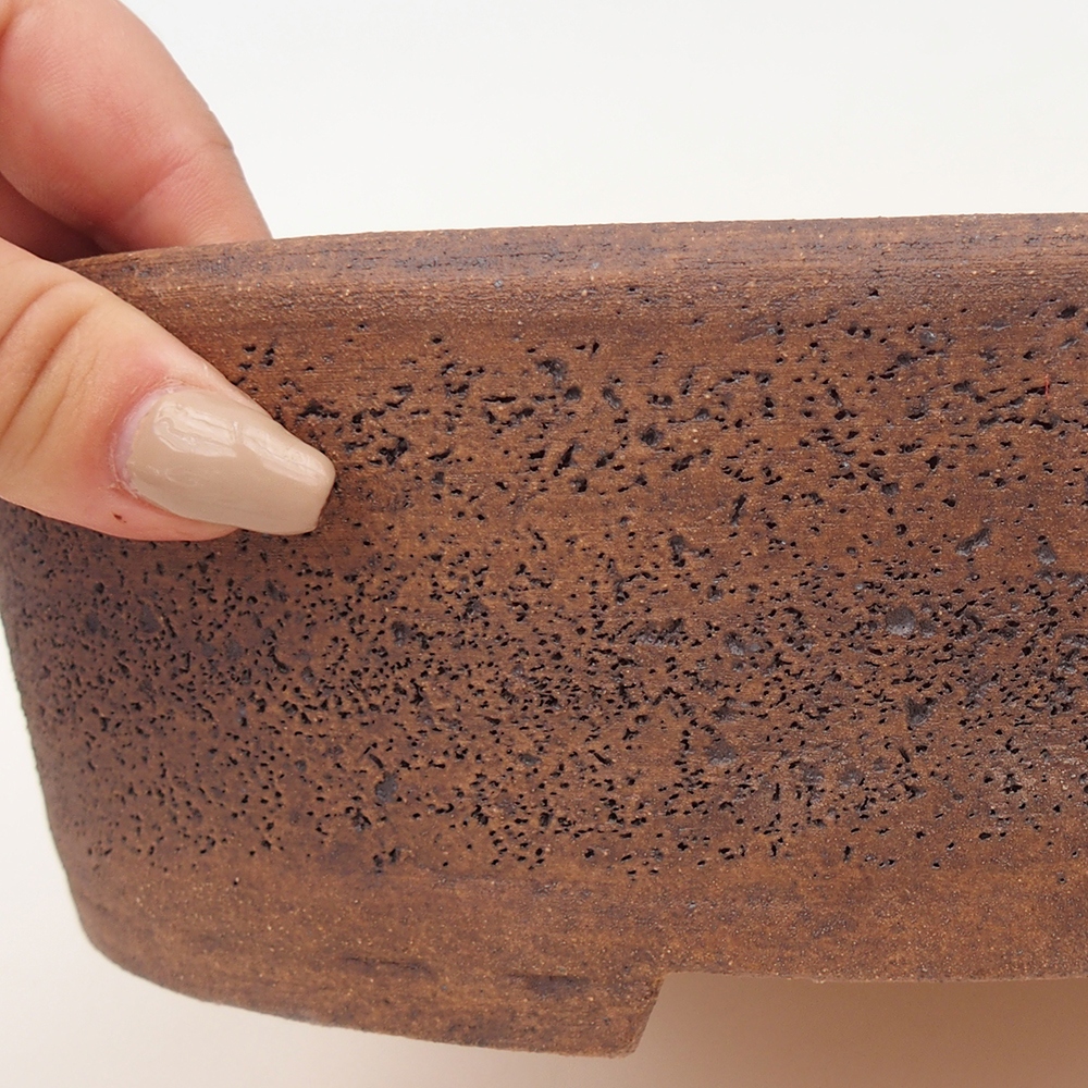 Bonsai miska 26 x 19,5 x 7,5 cm , barva hnědá
