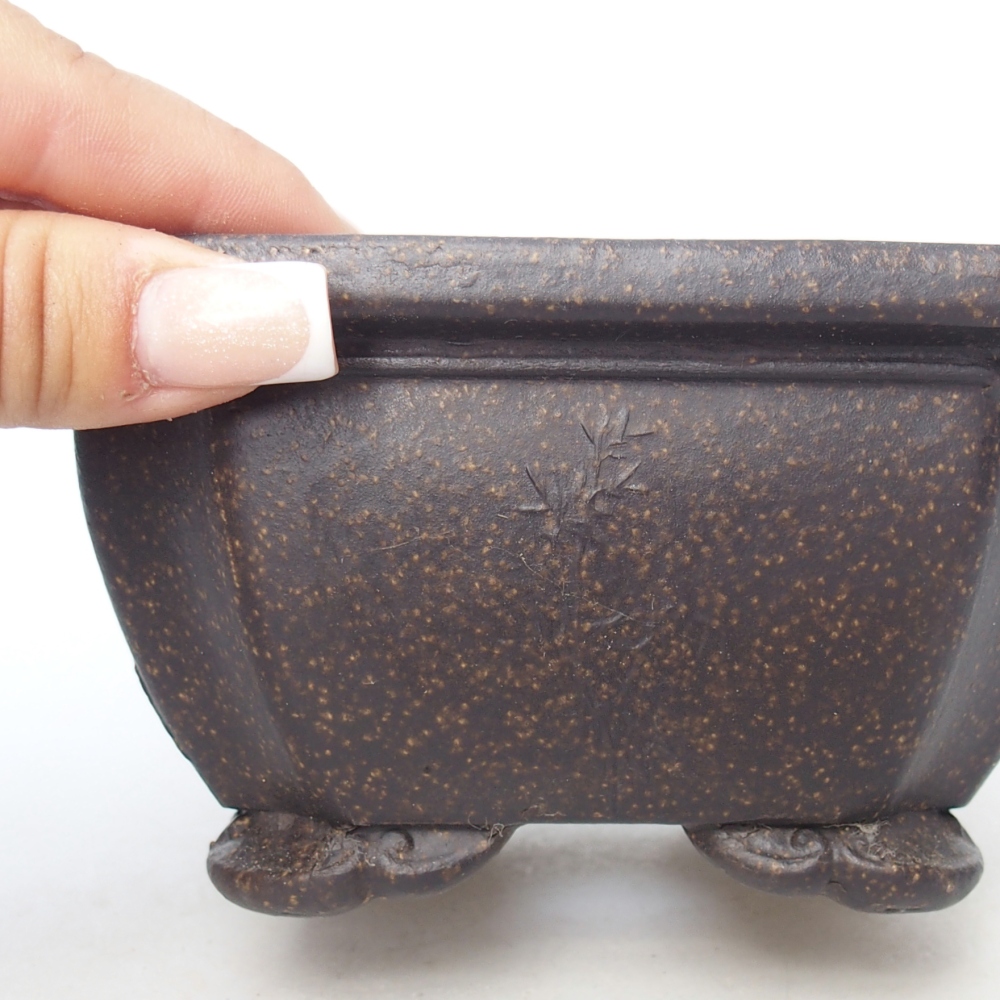 Miska 13,5 x 13,5 x 7 cm barva hnědookrová