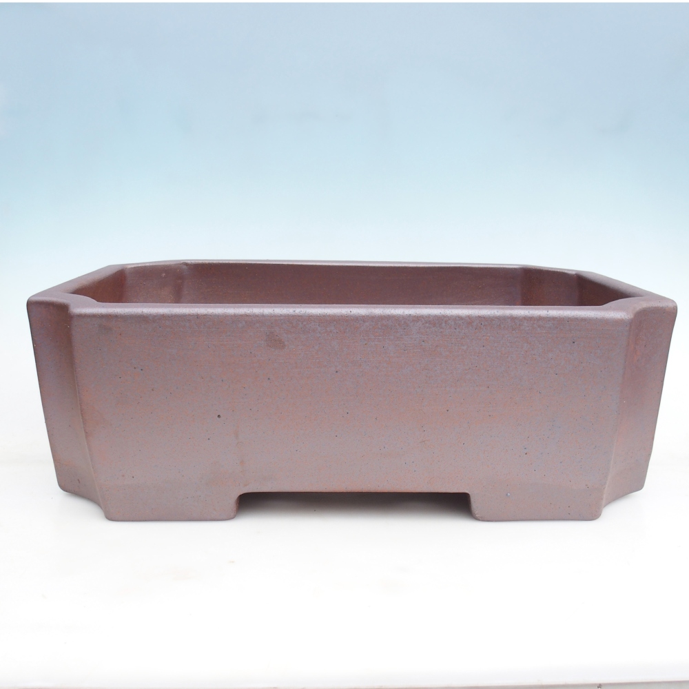 Keramická bonsai miska 52,5 x 35,5 x 18 cm , barva kovová -POUZE OSOBNÍ ODBĚR nebo paletová přeprava