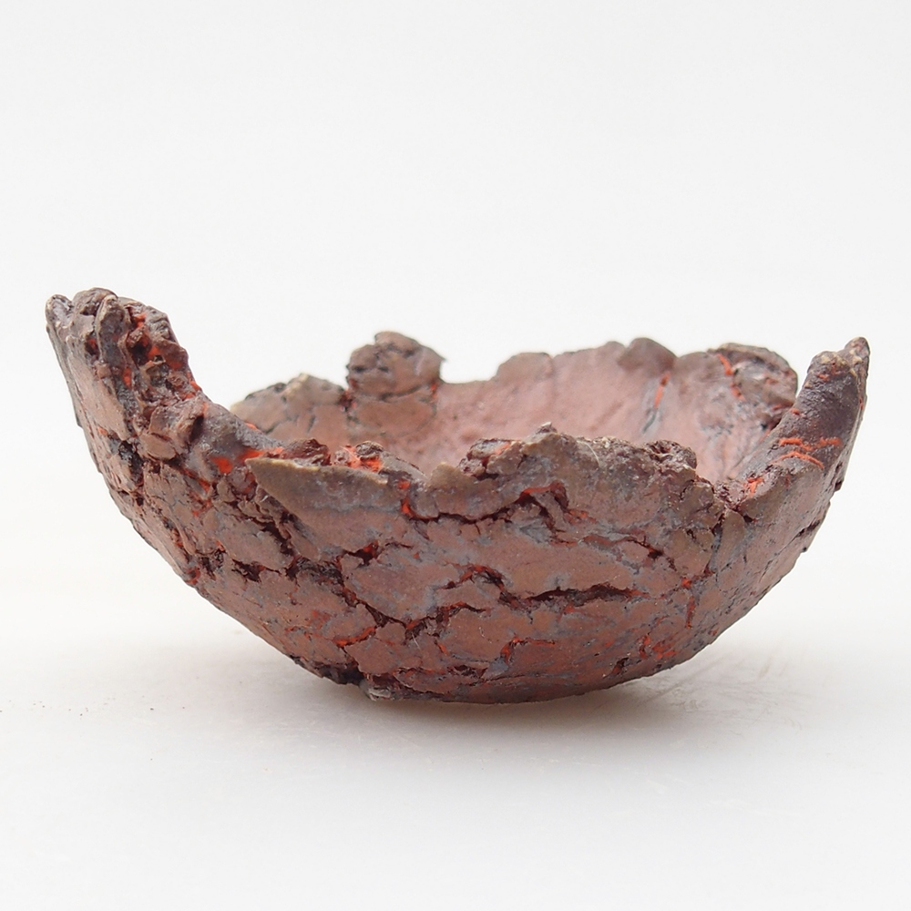 Keramická Skořápka  8 x 7 x 3,5 cm , barva oranžová