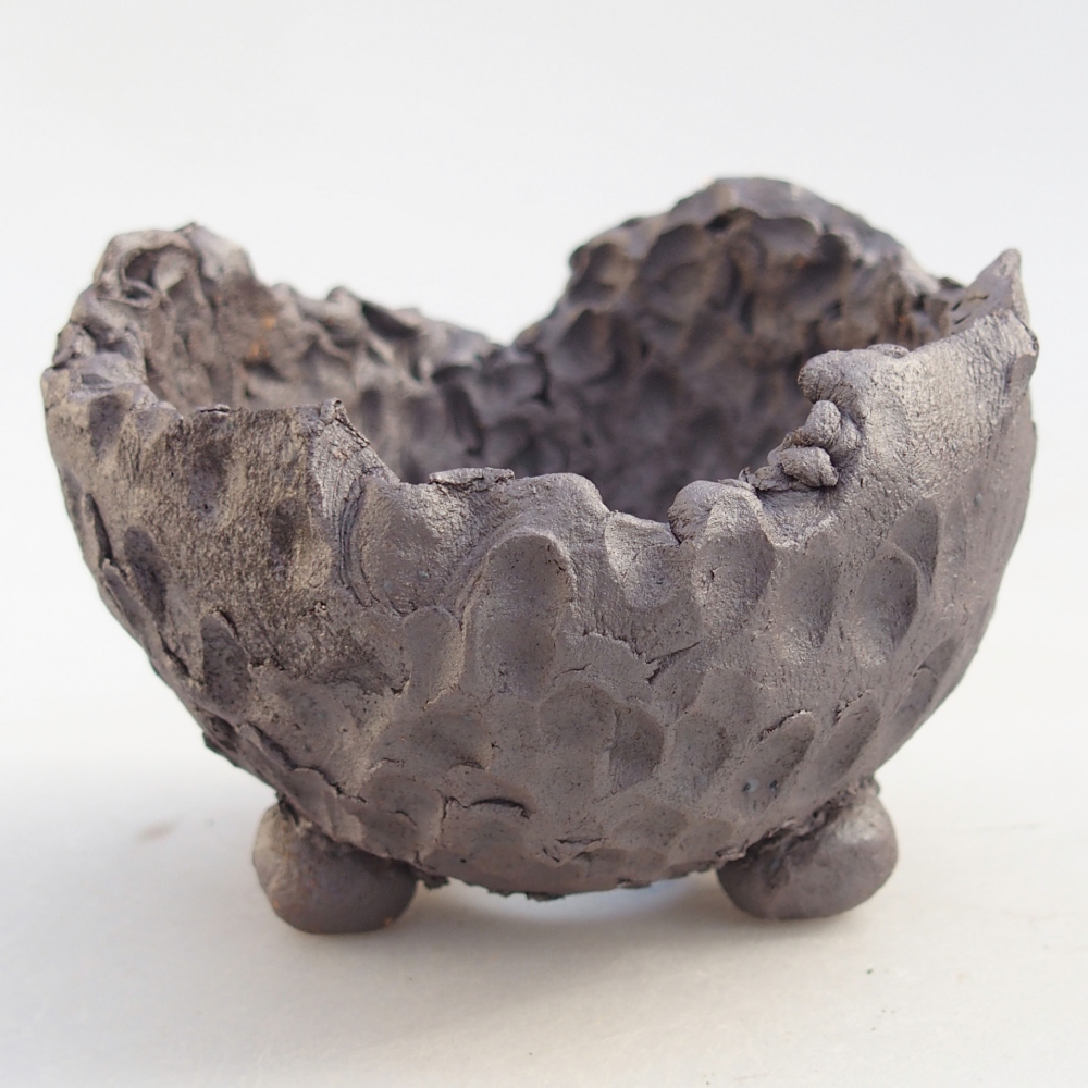 Keramická Skořápka 9 x 9 x 6,5 cm , barva kovová