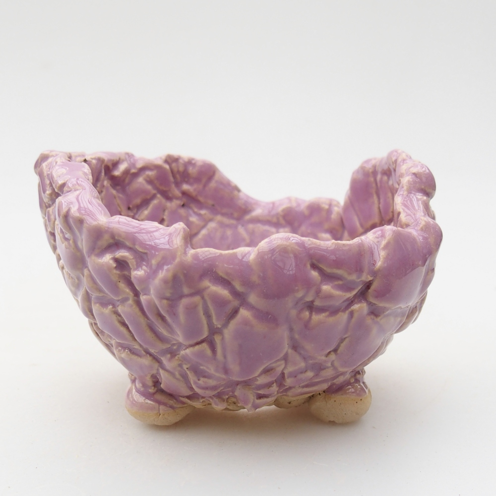 Keramická Skořápka  9 x 9 x 6 cm , barva fialová