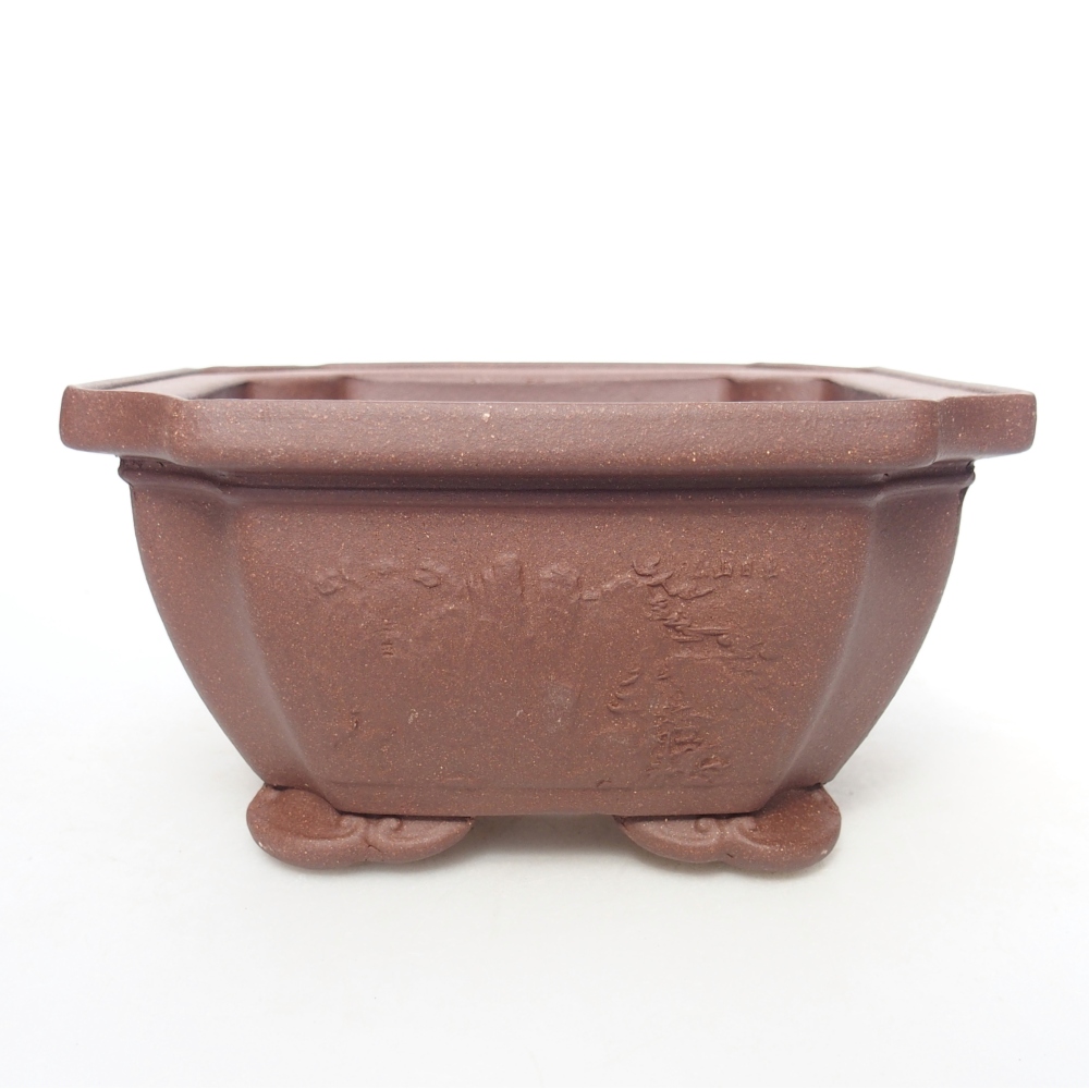 Miska 14 x 14 x 7 cm barva hnědá