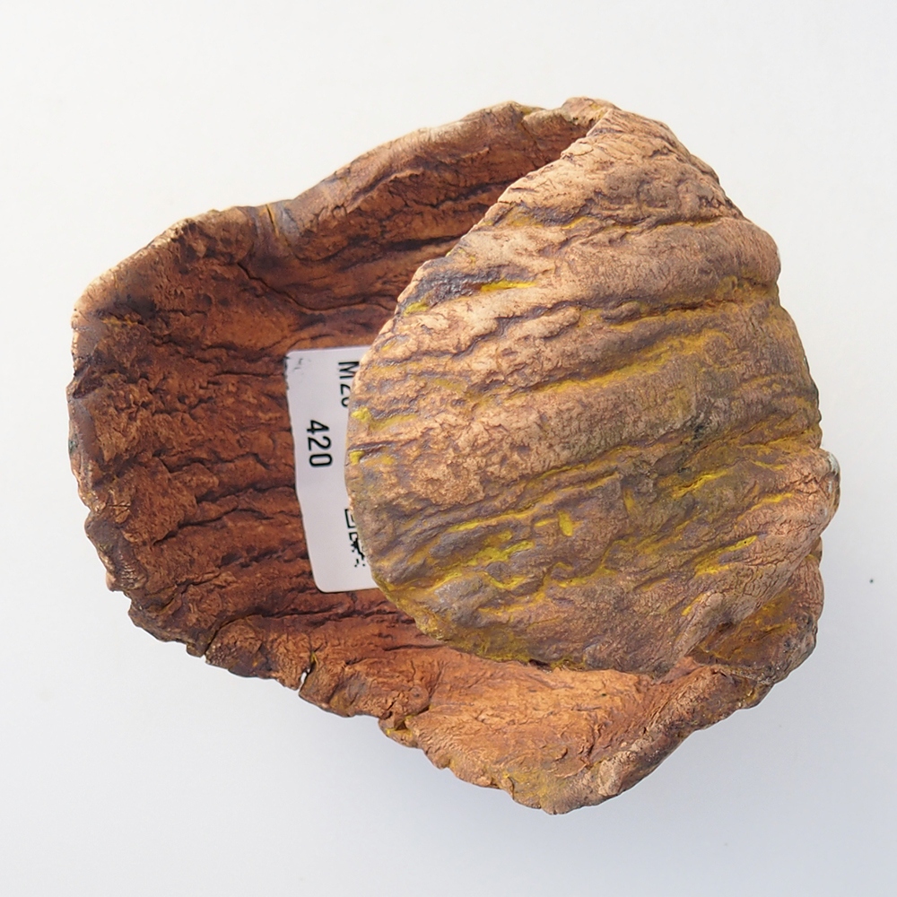 Keramická Skořápka 10 x 9 x 12 cm , barva žlutá