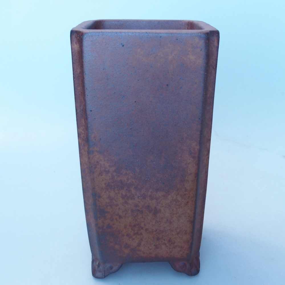 Miska 9,5 x 9,5 x 18,5 cm barva hnědá