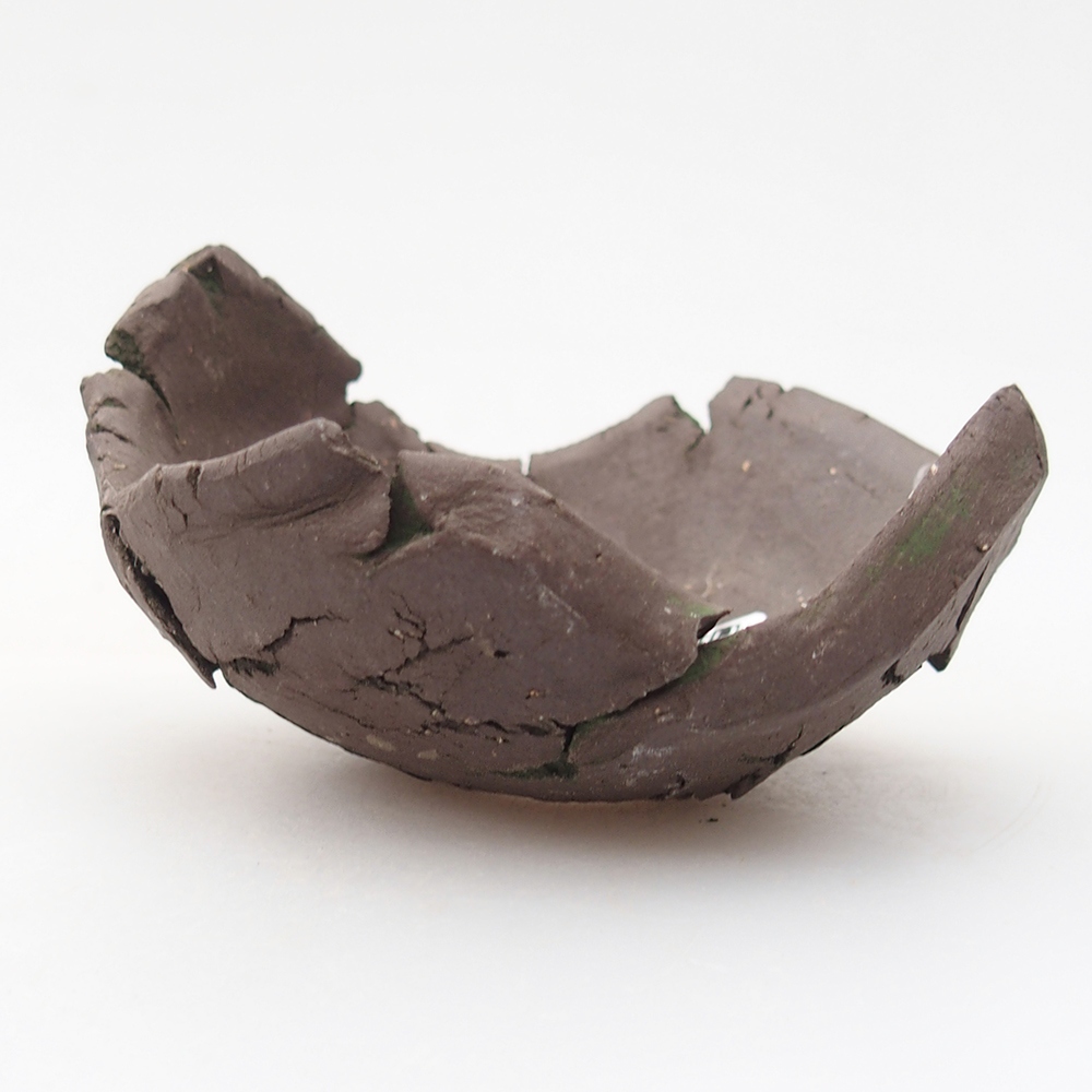 Keramická Skořápka  9 x 9 x 5,5 cm , barva zelená