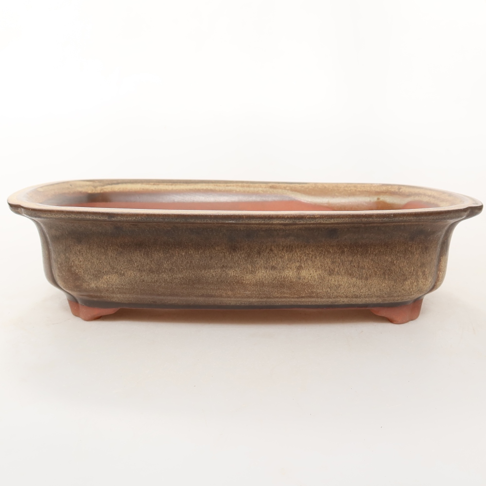 Keramická Miska  24,5 x 17,5 x 6 cm , barva hnědá
