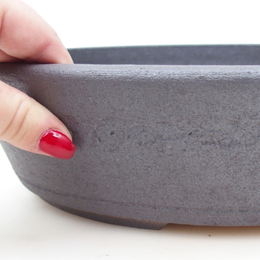 Bonsai miska 33 x 26 x 8 cm , barva hnědá