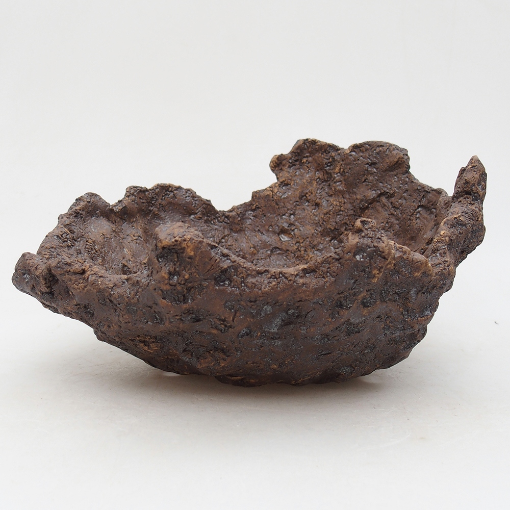 Keramická Skořápka  21 x 18,5 x 12 cm , barva hnědá