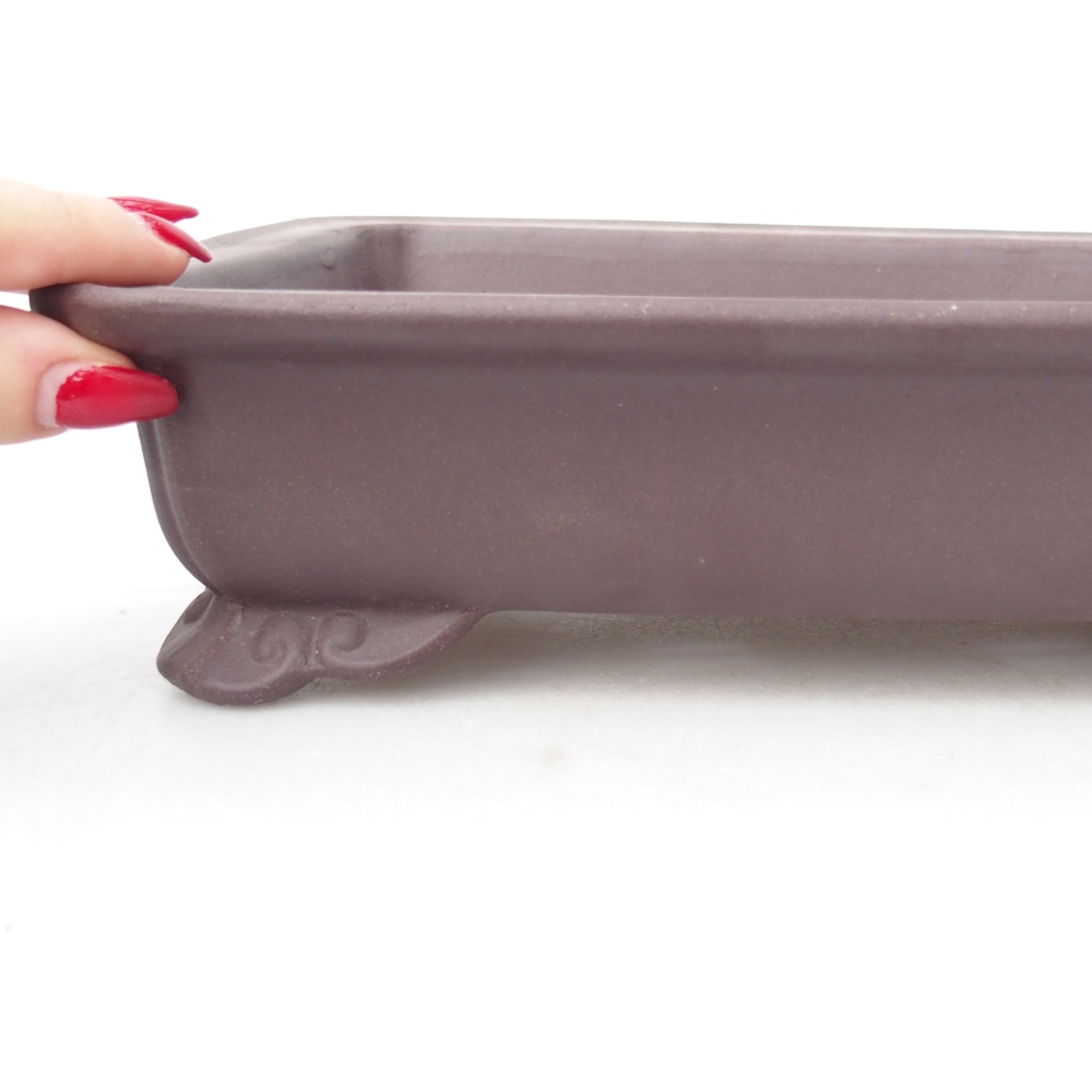 Miska 25 x 19,5 x 6 cm barva hnědá