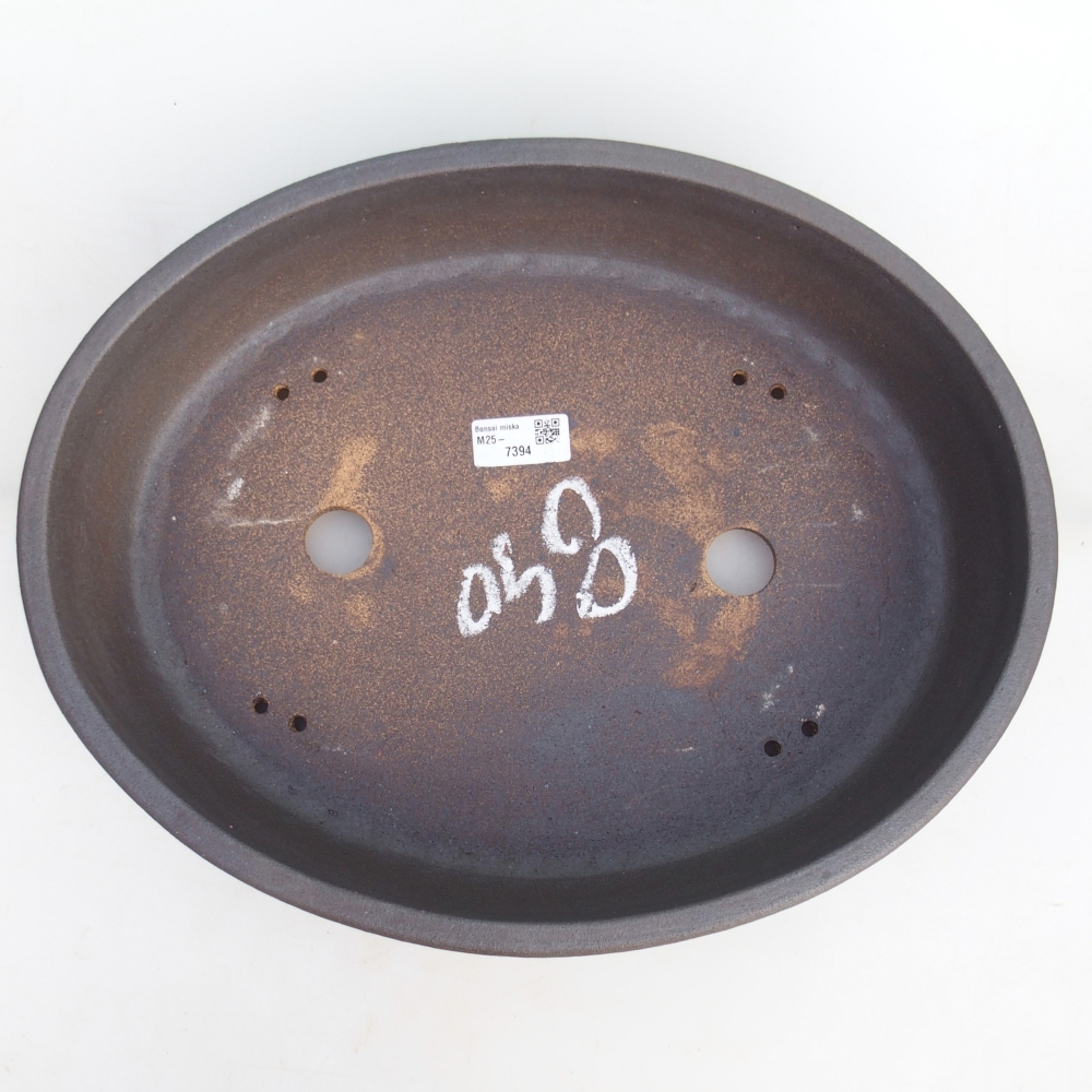 Bonsai miska 38,5 x 30,5 x 9 cm , barva hnědá