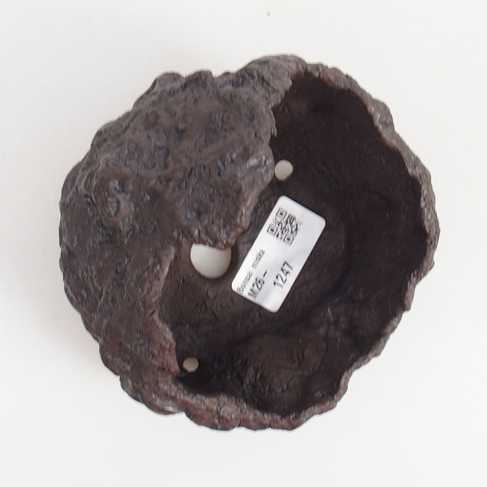 Keramická Skořápka 11 x 10 x 14 cm , barva hnědá