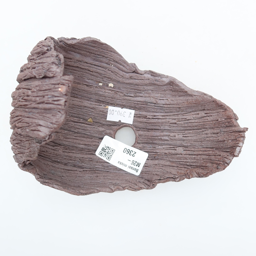 Keramická Skořápka  14,5 x 11 x 15,5 cm , barva hnědá