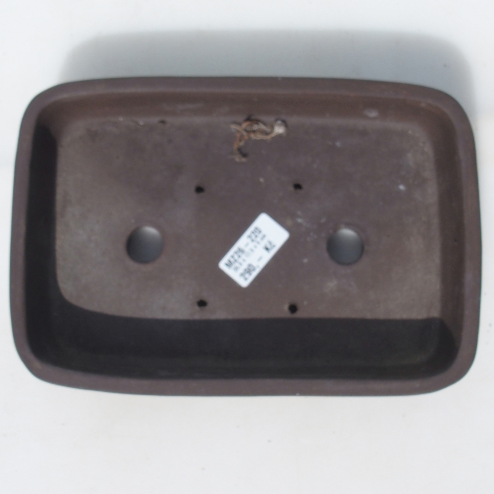 Bonsai miska 25,5 x 17,5 x 5 cm berva hnědá