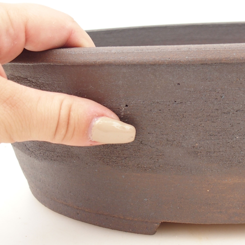 Bonsai miska 33 x 26 x 9 cm , barva hnědá