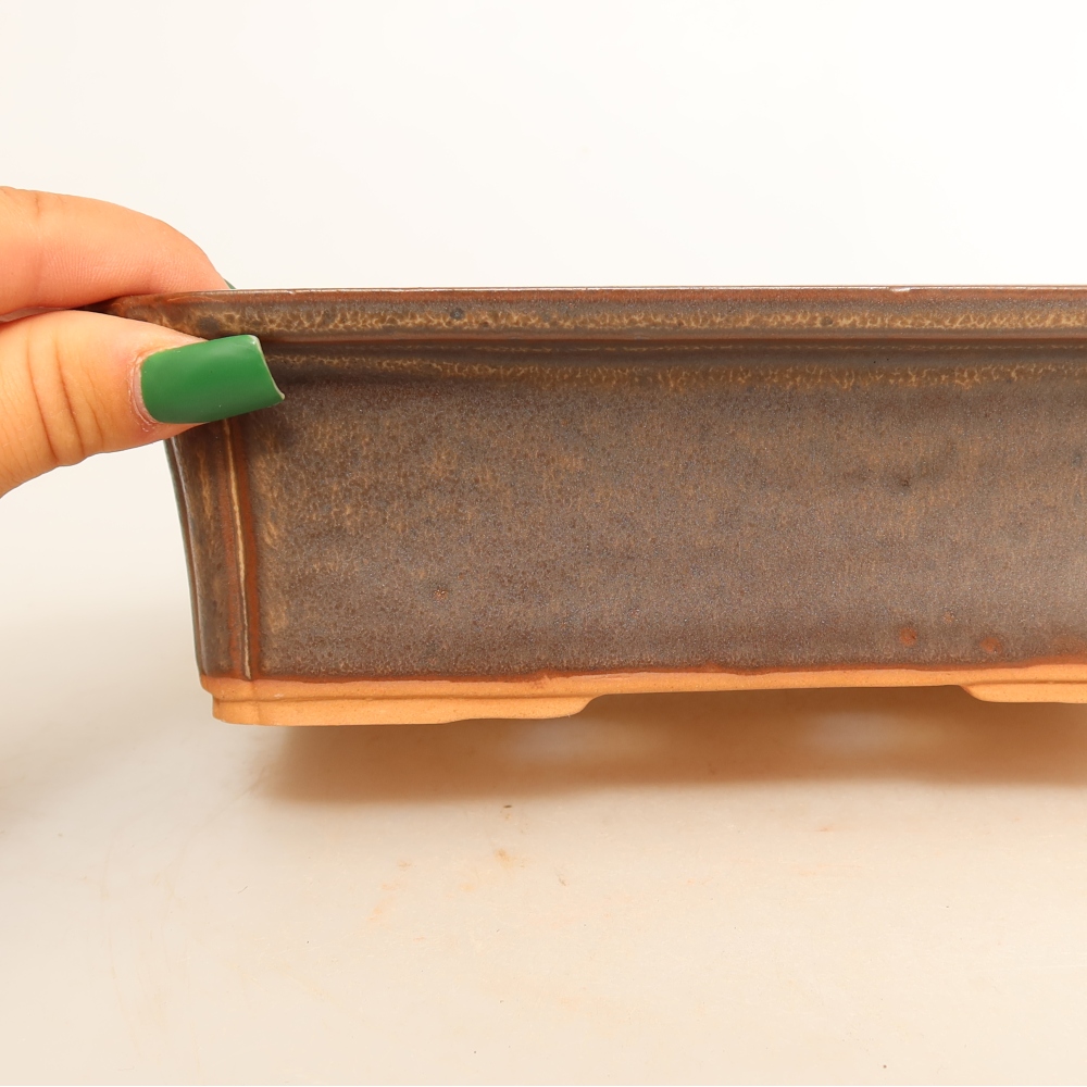 Keramická Miska  20 x 15,5 x 5,5 cm , barva hnědá