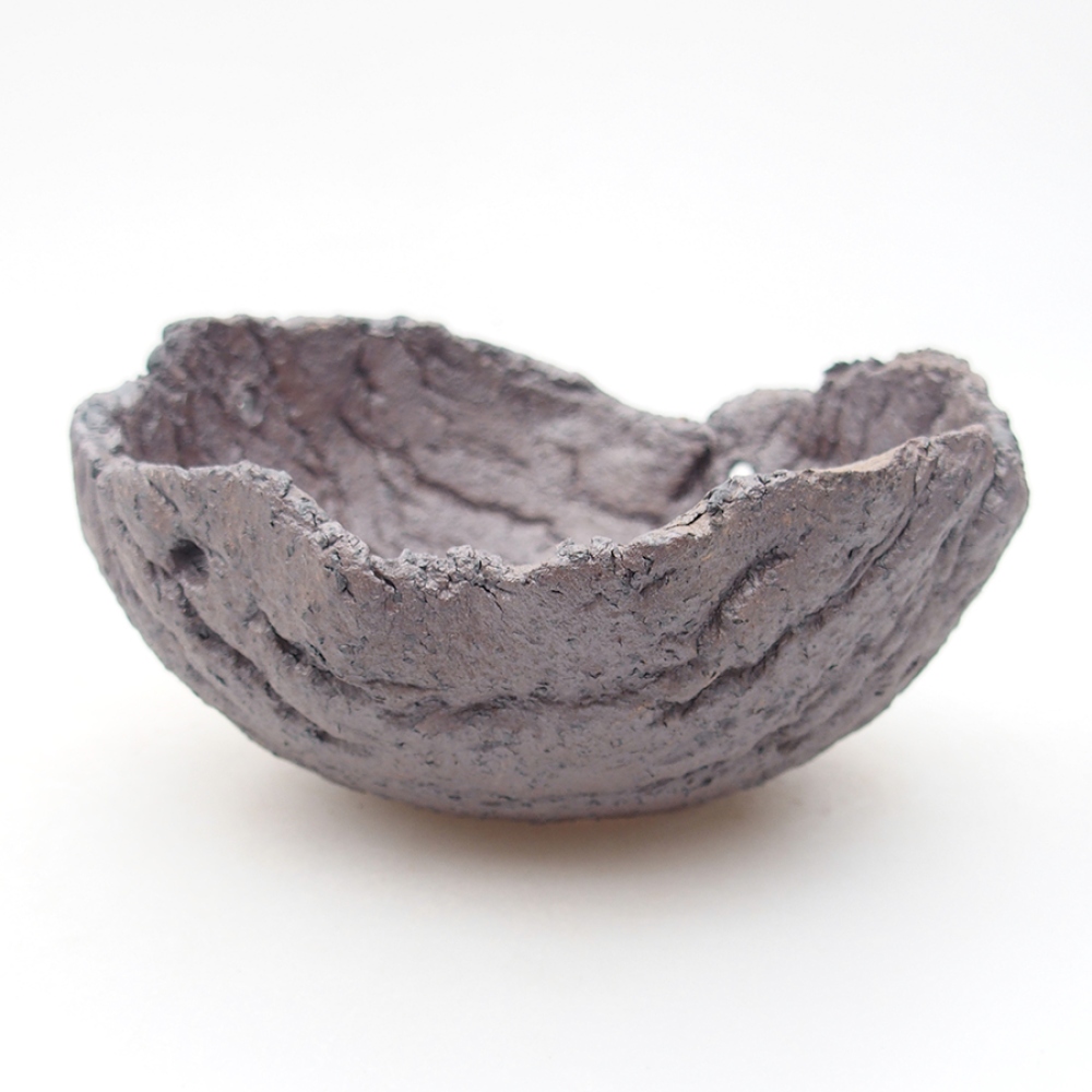 Keramická Skořápka  14 x 13 x 13 cm , barva kovová