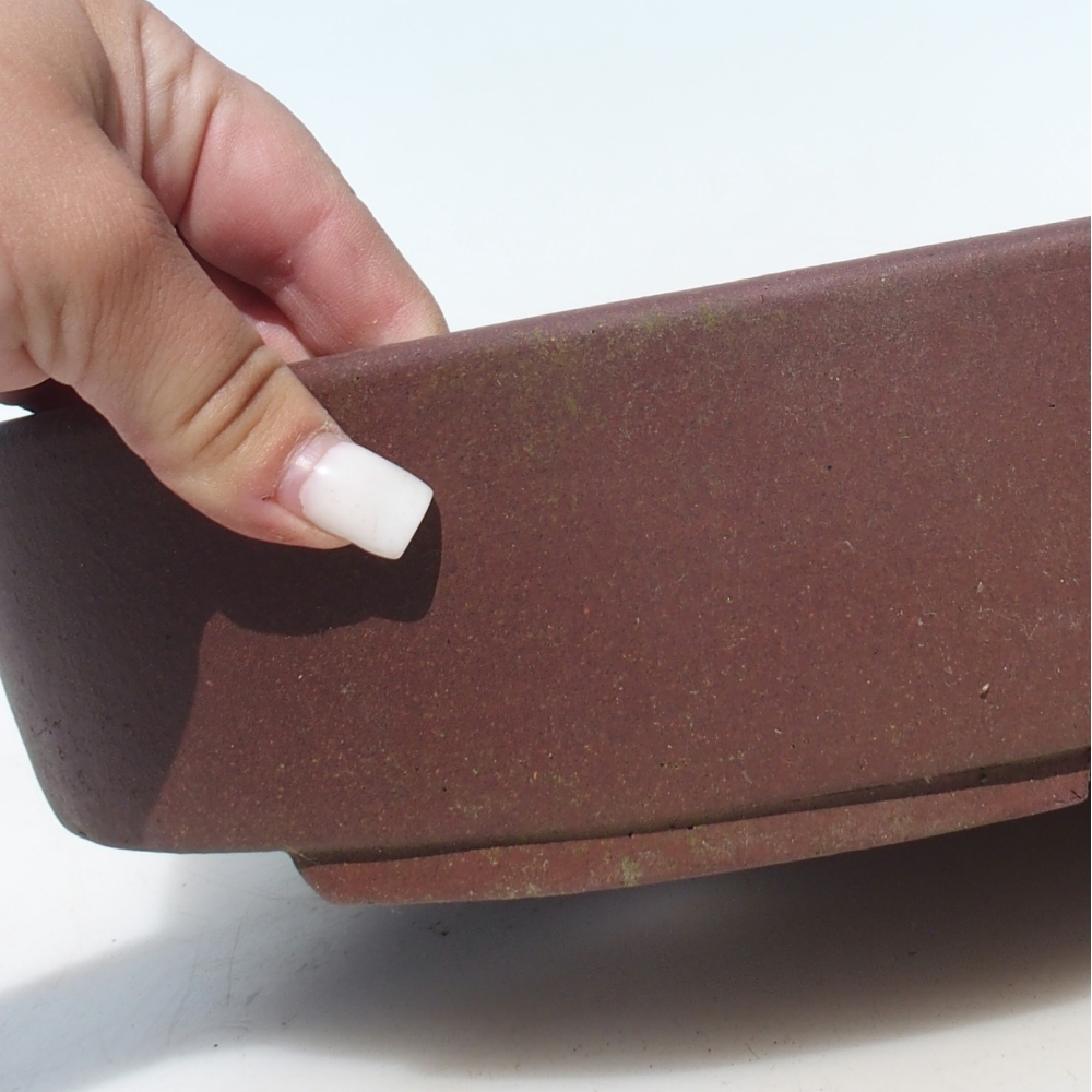 Bonsai miska 40 x 30,5 x 7,5 cm -  barva hnědá