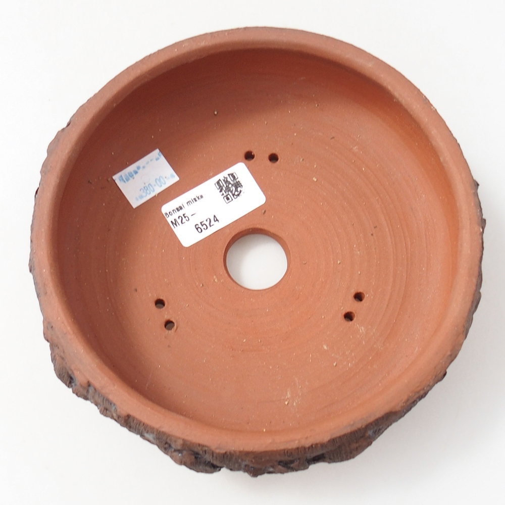 Keramická bonsai miska 16,5 x 16,5 x 5,5 cm, barva hnědá