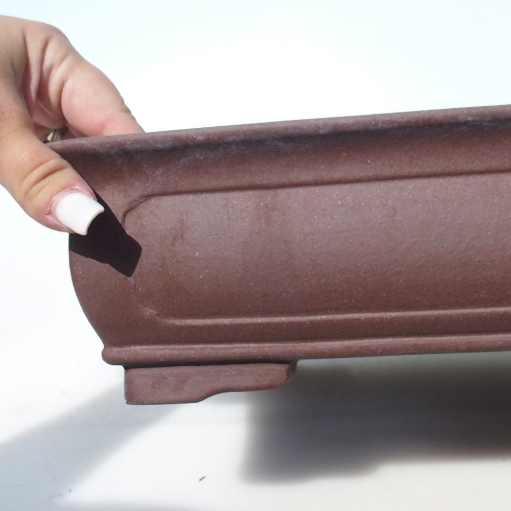 Bonsai miska 34,5 x 25,5 x 8,5 cm berva hnědá