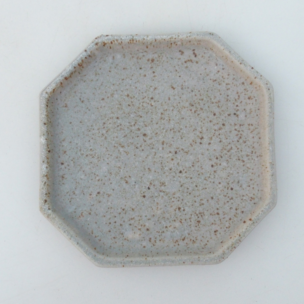 Keramická podmiska H13 -12 x 12 x 1 cm - béžová