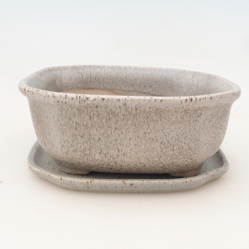 Bonsai miska + podmiska H32 - béžová