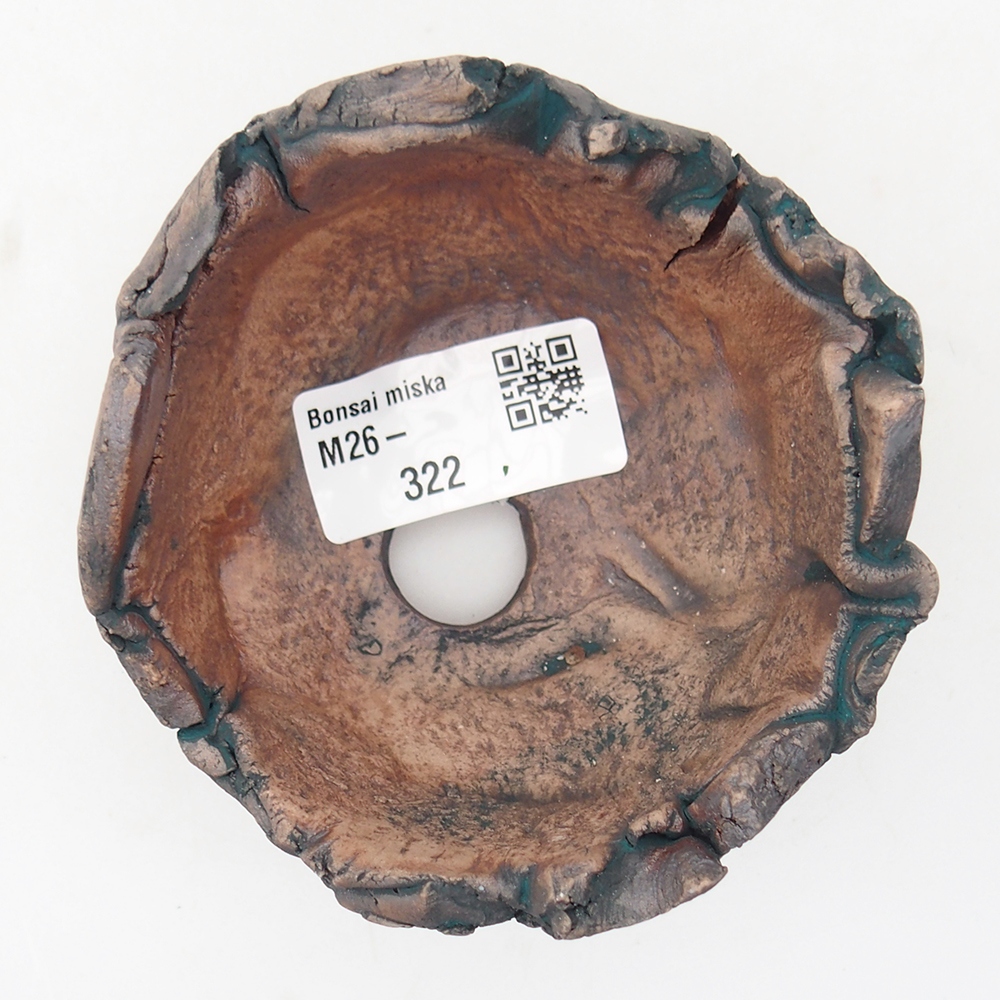 Keramická Skořápka 9 x 8,5 x 6 cm , barva zelená