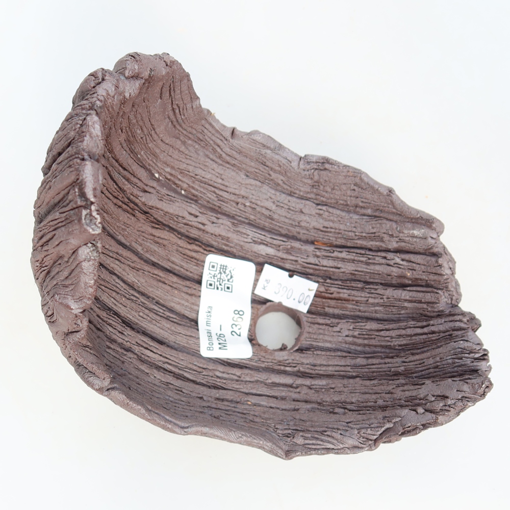 Keramická Skořápka  13,5 x 11 x 13,5 cm , barva hnědá