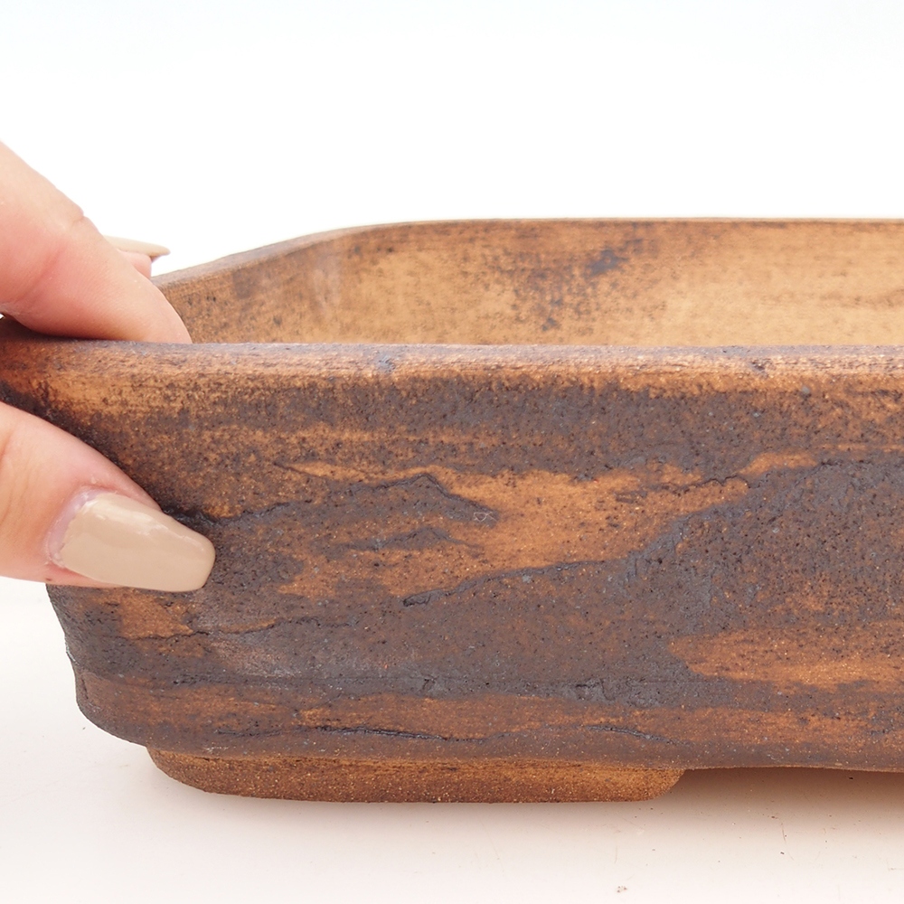 Bonsai miska 29 x 24 x 7 cm , barva hnědá
