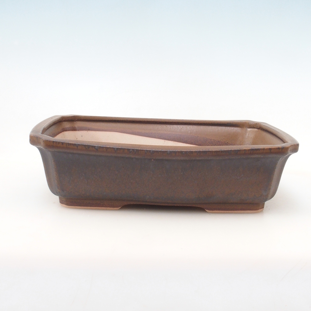 Bonsai miska H07 - 30 x 20,5 x 8 cm. - hnědá