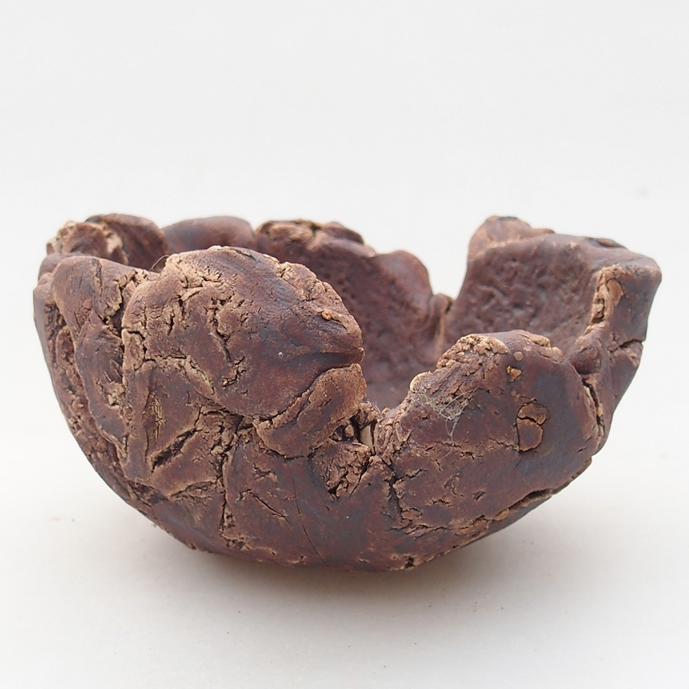 Keramická Skořápka  10 x 9 x 5,5 cm , barva hnědá