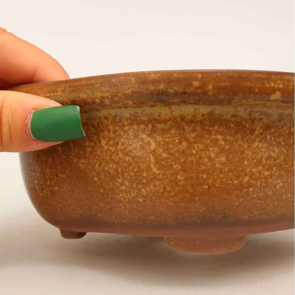 Keramická Miska  16,5 x 14,5 x 6 cm , barva hnědá