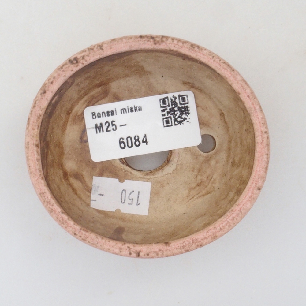 Keramická bonsai miska 10,5 x 9 x 4 cm, barva růžová